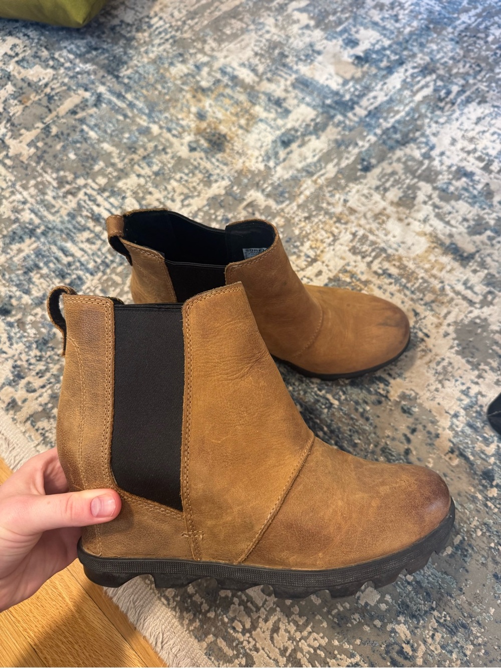 Sorel Women's Chelsea Ankle Boots in Cognac Brown